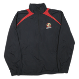 SPORT-TEK Mens Black & Red Cougar 1/4 Zip Polyester Blend XL Jacket Sportswear