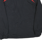 SPORT-TEK Mens Black & Red Cougar 1/4 Zip Polyester Blend XL Jacket Sportswear