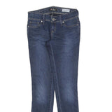 GUESS Womens Blue Slim Skinny Denim Cotton Blend Jeans W28 L32 Stylish Casual