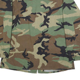 GOLDEN MANUFACTURING CO INC Mens Green & Brown Camouflage Cotton Blend Button