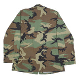 GOLDEN MANUFACTURING CO INC Mens Green & Brown Camouflage Cotton Blend Button