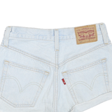 LEVI'S Womens Light Blue Denim Casual Shorts XS W26 Vintage 501 Cut-Off