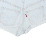 LEVI'S Womens Light Blue Denim Casual Shorts XS W26 Vintage 501 Cut-Off