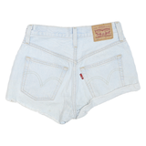 LEVI'S Womens Light Blue Denim Casual Shorts XS W26 Vintage 501 Cut-Off