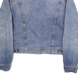 LEE Mens Blue Denim Button Jacket L Cotton Classic Casual Style Sturdy