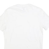 NAUTICA Mens White Cotton Blend Casual T-Shirt M Short Sleeve Crew Neck Plain