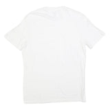 NAUTICA Mens White Cotton Blend Casual T-Shirt M Short Sleeve Crew Neck Plain