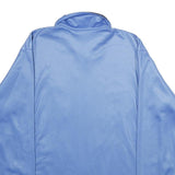 ASICS Mens Blue Jacket M Polyester Plain Zip Casual Sportswear Lightweight