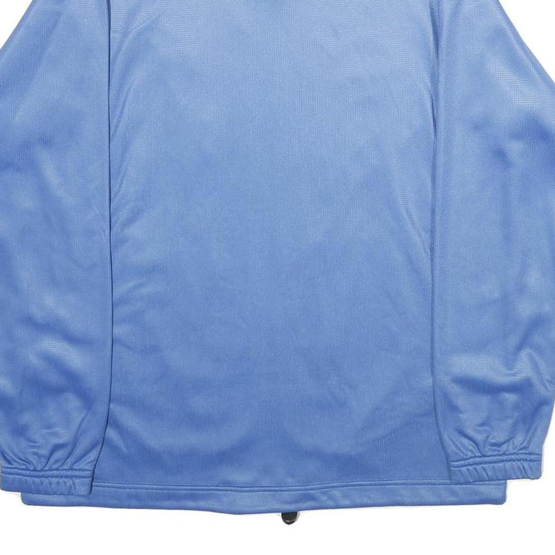 ASICS Mens Blue Jacket M Polyester Plain Zip Casual Sportswear Lightweight