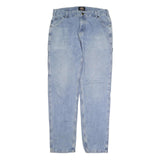 DICKIES Mens Jeans Blue Regular Straight Denim Medium W36 L33 Workwear