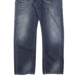 CARHARTT Mens Relaxed Blue Denim Jeans W32 L32 Workwear Casual Zip Closure