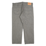 LEVI'S 501XX Mens Jeans Grey Regular Straight Denim Dark W40 L26 Classic Button