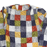 NICOLA Womens Multicolour Printed Long Sleeve Round Neck Top M Stylish Casual