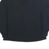 GILDAN Mens Black Lockhart Lions Baseball Graphic T-Shirt XL Long Sleeve Crew