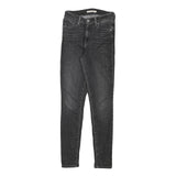 LEVI'S Womens Jeans Black Slim Skinny Denim W24 L29 Stretch Cotton Blend