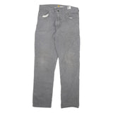 CARHARTT Mens Relaxed Fit Grey Cotton Blend Denim W36 L36 Workwear Utility Jeans