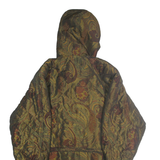 APPROPOS Womens Brown & Green Paisley Outdoor Jacket S Polyester Blend Zip