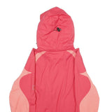 JACK WOLFSKIN Womens Red & Pink Outdoor Jacket M Polyamide Waterproof Zip Hood