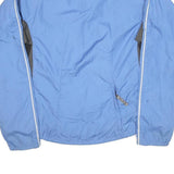 THE NORTH FACE Womens Blue Nylon Jacket M Zip Plain Lightweight Outdoor
