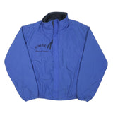 WESTERN CONCEPTS Mens Blue Polyester Blend Zip Jacket L Rimbery Livestock