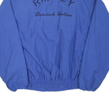 WESTERN CONCEPTS Mens Blue Polyester Blend Zip Jacket L Rimbery Livestock