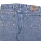 WRANGLER Mens Denim Blue Shorts L W36 Classic Cotton Blend Casual Style