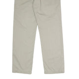 CALVIN KLEIN JEANS Mens Cotton Beige Regular Straight Trousers W34 L31 Casual