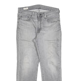 LEVI'S 514 BIG E Mens Jeans Grey Classic Straight Denim Raw W33 L30 Vintage