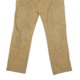 CARHARTT Mens Cotton Blend Beige Regular Fit Straight Leg Trousers W30 L28