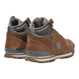 K.SWISS Hiking Boots Brown Faux Leather Mens UK 6