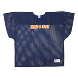 RUSSELL ATHLETIC Mens Navy Blue Wild Cats Graphic T-Shirt XL Short Sleeve V-Neck