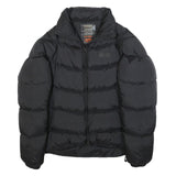 NAPAPIJRI Mens Black S Puffer Jacket Polyamide Zip Borealis Winter Outerwear