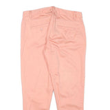 CALVIN KLEIN JEANS Womens Slim Peach Cotton Blend Trousers W29 L24 Casual Smart