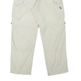 SCHOFFEL Womens Polyester Blend Cream Relaxed Cargo Trousers W28 L28 Outdoor