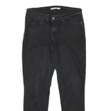 LEVI'S 711 Womens Jeans Black Slim Skinny Denim Medium W28 L28 Stretch