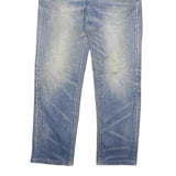 DICKIES Mens Slim Blue Cotton Blend Denim Jeans W28 L28 Classic Zip Pocket