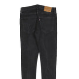 LEVI'S Big E Mens Jeans Black Slim Skinny Denim W32 L32 Classic Zip Closure
