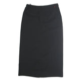 DEVILLE Womens Black Pencil Knee Length Polyester Skirt M Classic Formal Wear