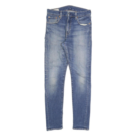 LEVI'S 519 BIG E Mens Jeans Blue Slim Skinny Denim Medium W32 L32 Slim Fit Zip