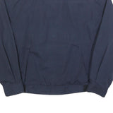 MCGREGOR Mens Navy Blue Classic Jacket L Polyester Blend Zip Plain Lightweight