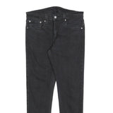 LEVI'S 512 Tapered Mens Jeans Black Slim Tapered Denim W32 L27 Stylish Zip