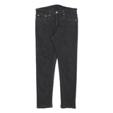LEVI'S 512 Tapered Mens Jeans Black Slim Tapered Denim W32 L27 Stylish Zip