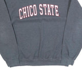 MV SPORT Mens Grey Chico State Crew Neck L Cotton Blend Sweatshirt Casual Wear