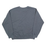 MV SPORT Mens Grey Chico State Crew Neck L Cotton Blend Sweatshirt Casual Wear