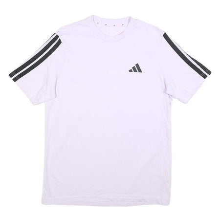 ADIDAS Mens White & Black Graphic T-Shirt M Short Sleeve Crew Neck Sportswear
