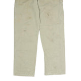 DICKIES Mens Jeans Beige Regular Straight Cotton W36 L34 Workwear Utility