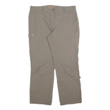 ICEPEAK Womens Polyester Blend Beige Regular Straight Trousers W32 L28 Outdoor