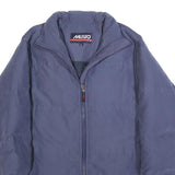 MUSTO Womens Blue Zip Jacket M Polyester Outdoor Lightweight Casual