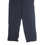 CARHARTT Mens Navy Blue Regular Fit Straight Leg Trousers W32 L30 Workwear