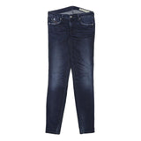 DIESEL Womens Slim Blue Denim Raw Slim Skinny Jeans W26 L28 Designer Fit